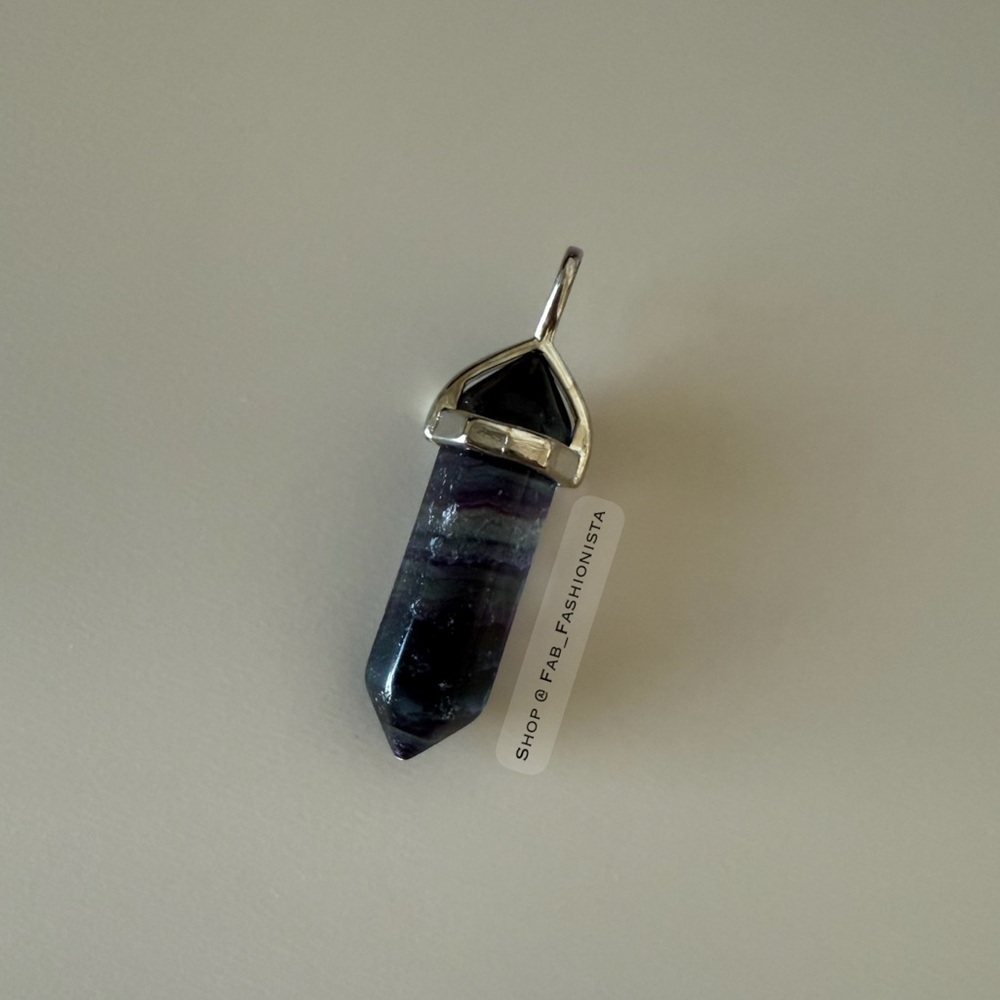 Fluorite Crystal Pendant